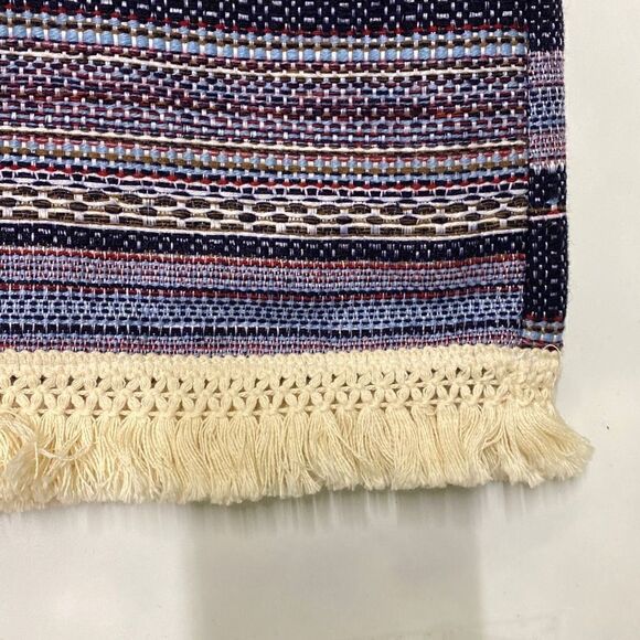 Womens VENUS Dress Size 10 side cutout Jacquard mini dress Striped Woven Twill B - Picture 6 of 9